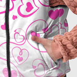 Детский жилет Узорные сердца, цвет: 3D-красный — фото 2