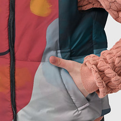 Детский жилет Абстракция с прямоугольниками, цвет: 3D-черный — фото 2