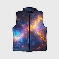 Детский жилет Космическая текстура фон, цвет: 3D-красный