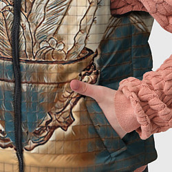 Детский жилет Кактус в сердце, цвет: 3D-светло-серый — фото 2