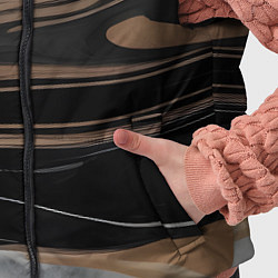 Детский жилет Движение песка, цвет: 3D-светло-серый — фото 2