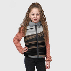 Детский жилет Движение песка, цвет: 3D-светло-серый — фото 2