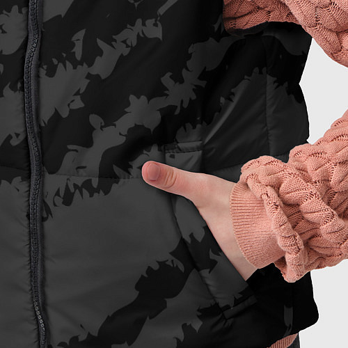 Детский жилет The color is black and gray / 3D-Светло-серый – фото 5