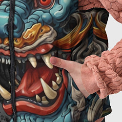 Детский жилет Дракон в стиле японской татуировки ирезуми, цвет: 3D-черный — фото 2