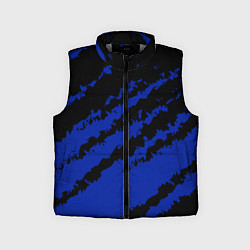 Детский жилет The color is black and blue, цвет: 3D-светло-серый