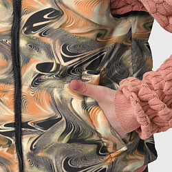 Детский жилет Абстракция - закрученный узор, цвет: 3D-черный — фото 2