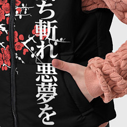 Детский жилет Корпус бойни демонов - цветущая сакура, цвет: 3D-красный — фото 2