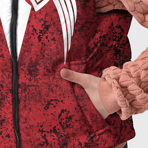 Детский жилет Знак венома на красном / 3D-Светло-серый – фото 5