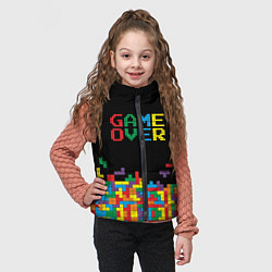 Детский жилет Game over, цвет: 3D-светло-серый — фото 2
