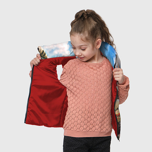 Детский жилет Русский танк / 3D-Красный – фото 4