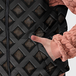 Детский жилет Геометрический узор, цвет: 3D-светло-серый — фото 2