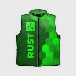 Детский жилет Rust - green gradient по-вертикали, цвет: 3D-черный