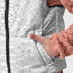 Детский жилет Белый с абстрактным узором, цвет: 3D-светло-серый — фото 2