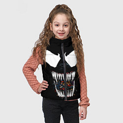 Детский жилет Веном жрет, цвет: 3D-черный — фото 2