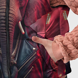 Детский жилет Cyberpunk elephant, цвет: 3D-черный — фото 2