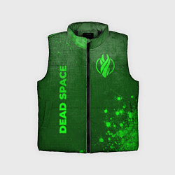 Детский жилет Dead Space - green gradient вертикально, цвет: 3D-черный