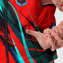 Детский жилет Rainbow six геометрия полосы, цвет: 3D-черный — фото 2