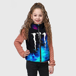 Детский жилет Monster energy космос, цвет: 3D-красный — фото 2