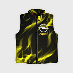Детский жилет Opel огненный стиль, цвет: 3D-красный