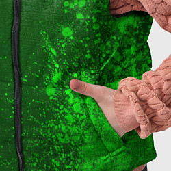 Детский жилет GTA 6 - green gradient по-вертикали, цвет: 3D-черный — фото 2