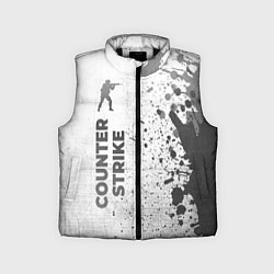 Детский жилет Counter Strike - white gradient по-вертикали, цвет: 3D-черный