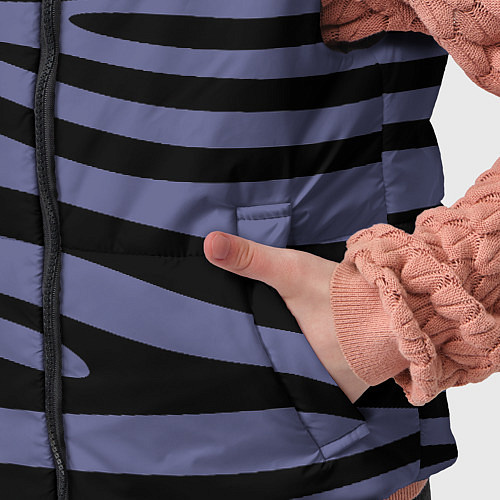 Детский жилет Морские полоски / 3D-Светло-серый – фото 5