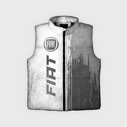 Детский жилет Fiat - white gradient по-вертикали, цвет: 3D-черный
