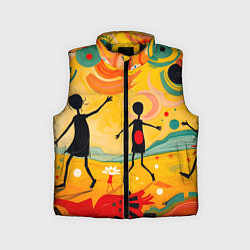 Детский жилет Радостные солнечные человечки