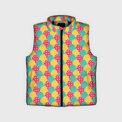 Детский жилет Крашенные яйца, цвет: 3D-черный