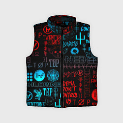 Детский жилет Twenty one pilots rock pattern, цвет: 3D-черный