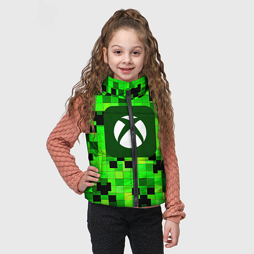 Детский жилет Minecraft xbox / 3D-Черный – фото 3