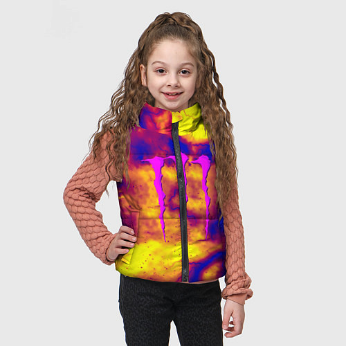 Детский жилет Monster energy storm grunge / 3D-Черный – фото 3