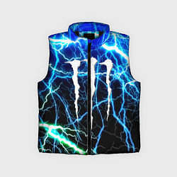 Детский жилет Monster energy electro, цвет: 3D-черный