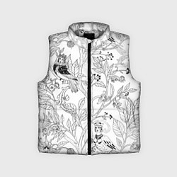 Детский жилет Птицы Сирин, цвет: 3D-светло-серый