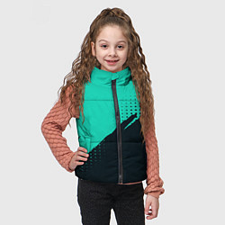Детский жилет Color black light blue, цвет: 3D-черный — фото 2