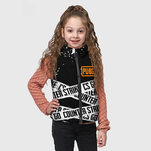 Детский жилет CS x pubg / 3D-Черный – фото 3