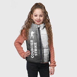 Детский жилет Counter Strike - grey gradient по-вертикали, цвет: 3D-черный — фото 2