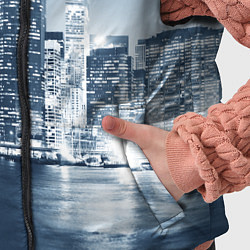 Детский жилет New York город, цвет: 3D-черный — фото 2