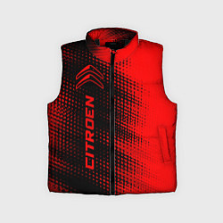 Детский жилет Citroen - red gradient по-вертикали, цвет: 3D-черный