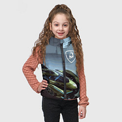 Детский жилет Lamborghini - motorsport extreme, цвет: 3D-черный — фото 2