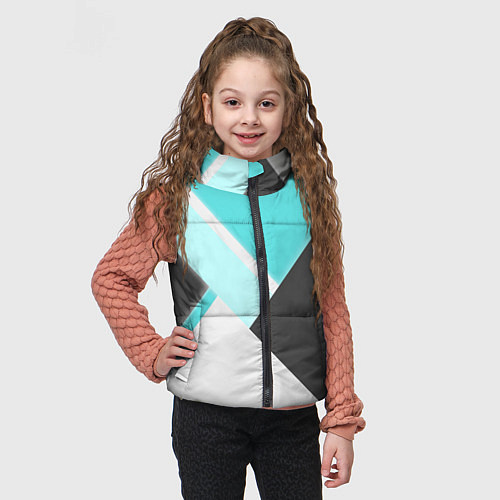 Детский жилет Color black blue / 3D-Черный – фото 3