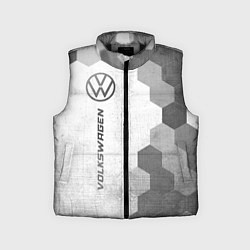 Детский жилет Volkswagen - white gradient по-вертикали, цвет: 3D-черный