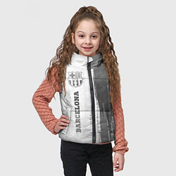 Детский жилет Barcelona - white gradient по-вертикали, цвет: 3D-черный — фото 2