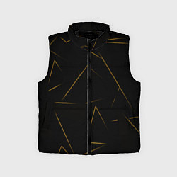 Детский жилет Color yellow line, цвет: 3D-черный