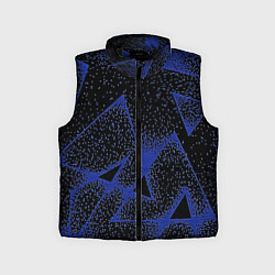 Детский жилет Triangles with dots, цвет: 3D-черный
