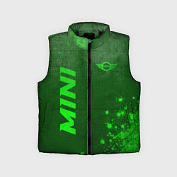 Детский жилет Mini - green gradient вертикально, цвет: 3D-черный