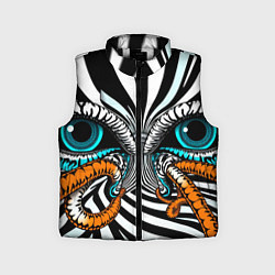 Детский жилет Глаз и щупальца, цвет: 3D-черный