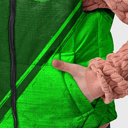 Детский жилет Land Rover - green gradient вертикально, цвет: 3D-черный — фото 2