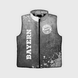Детский жилет Bayern - grey gradient вертикально, цвет: 3D-черный