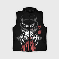 Детский жилет Ван пис - Сабо, цвет: 3D-черный